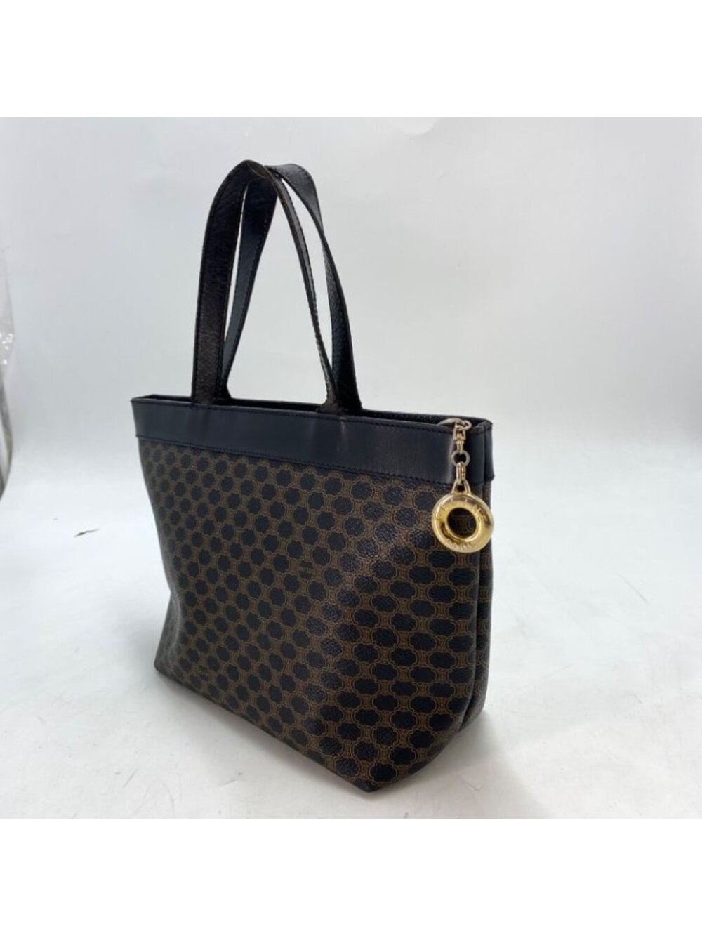 Celine Handbag Black Macadam Lunch Travel Business - Picture 3 of 15